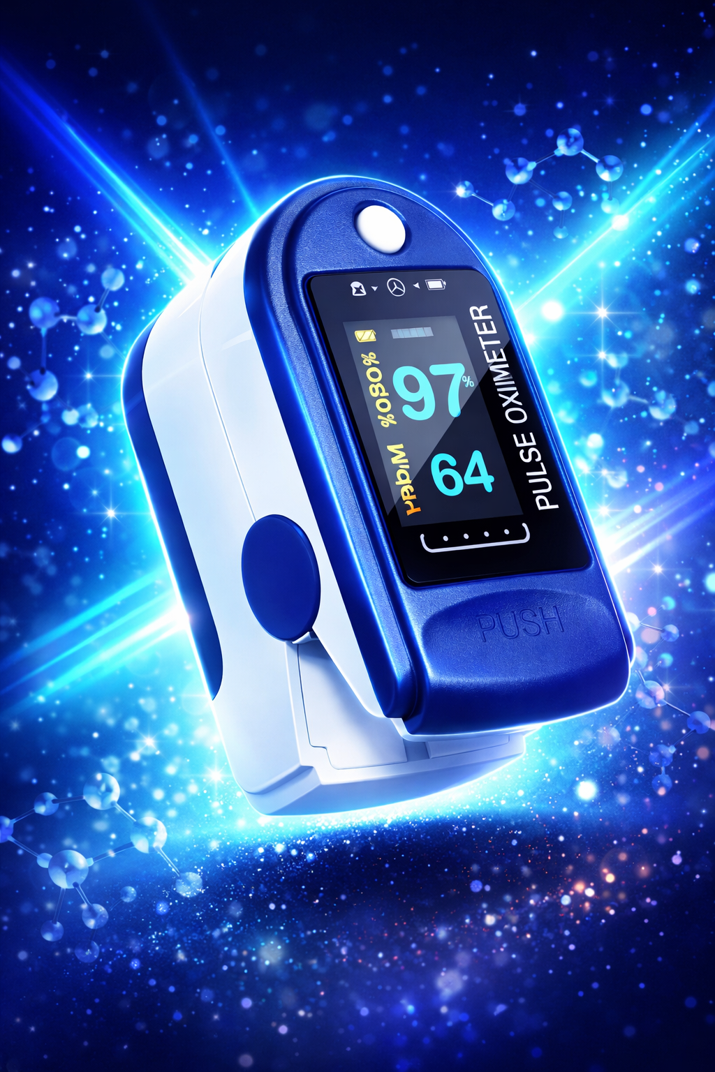 Medidor de Oxígeno y Pulso 💙
